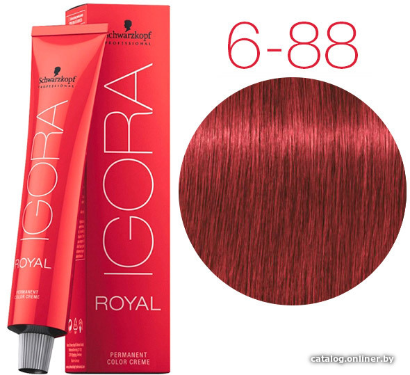 

Крем-краска для волос Schwarzkopf Professional Igora Royal Permanent Color Creme 6-88 60 мл