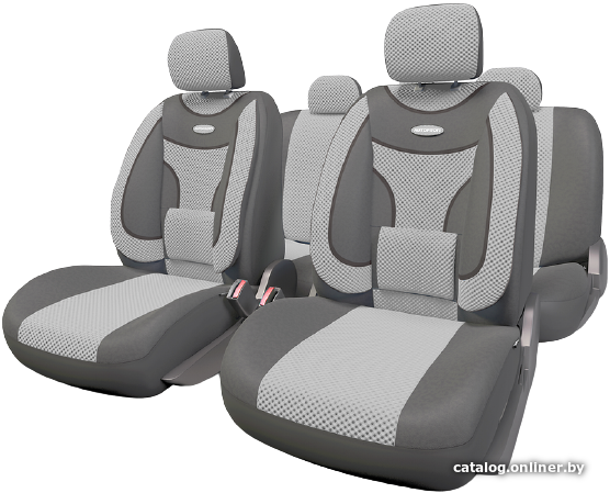 

Комплект чехлов для сидений Autoprofi Extra Comfort ECO-1105 (темно-серый/светло-серый)