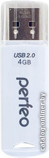 

USB Flash Perfeo C06 4GB (белый) [PF-C06W004]