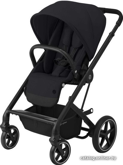 

Коляска прогулочная «книга» Cybex Balios S Lux 2020 (черная рама, deep black)