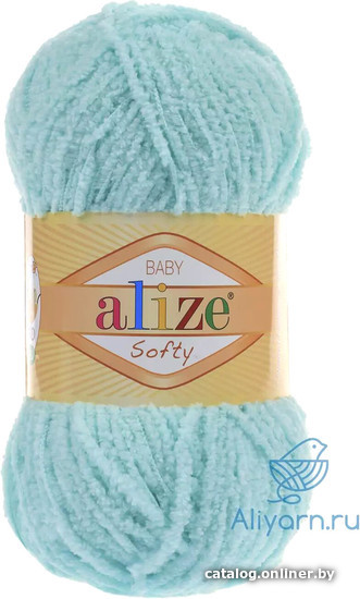 

Пряжа для вязания Alize Softy 669 (115 м, мята)