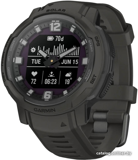 

Умные часы Garmin Instinct Crossover Solar 45 мм (черный)