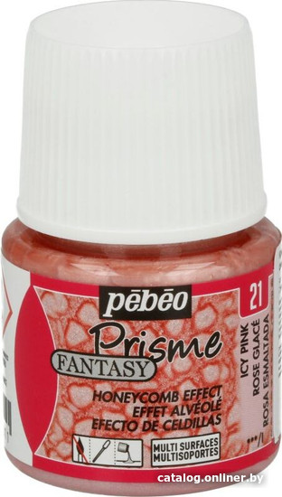 

Краска для стекла и керамики PEBEO Fantasy Prisme 166021 (45 мл, розовый ледяной)