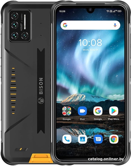 

Смартфон Umidigi Umidigi Bison 8GB/128GB (черный/желтый)