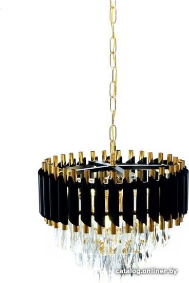 

Подвесная люстра Lumina Deco Funneli LDP 6003-400 BK+F.GD