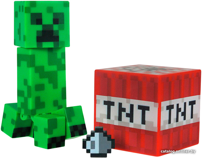 

Фигурка Jazwares Minecraft Creeper Крипер с аксессуарами