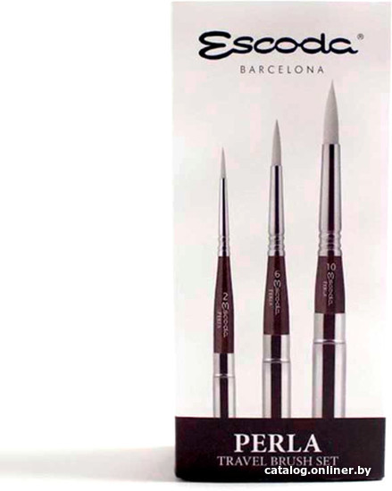 

Набор кистей Escoda Perla №2/6/10 212530000 (3 шт)