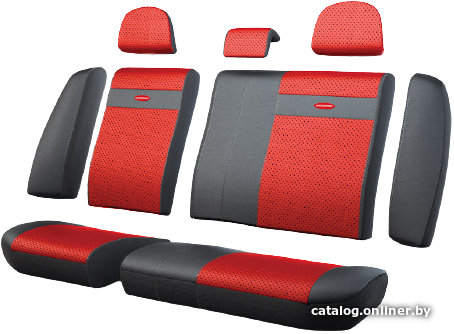 

Комплект чехлов для сидений Autoprofi TRS-002G (черный/красный)