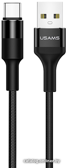 

Кабель Usams USB Type-A - USB Type-C US-SJ221 (1.2 м, черный)