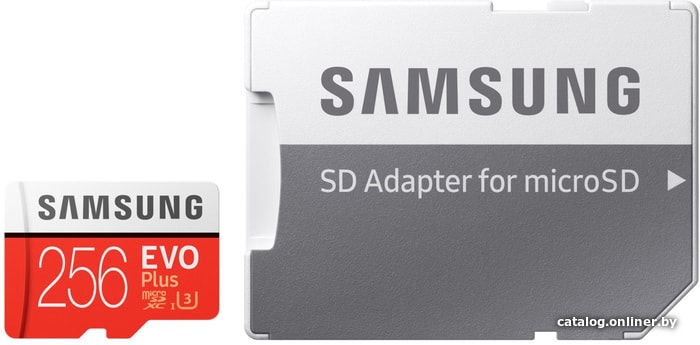 

Карта памяти Samsung EVO Plus 2020 microSDXC 256GB (с адаптером)