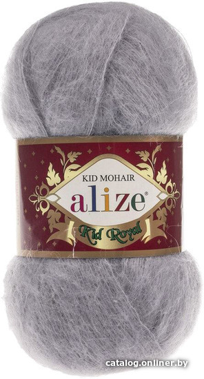 

Пряжа для вязания Alize Kid royal 52 (500 м, серый)
