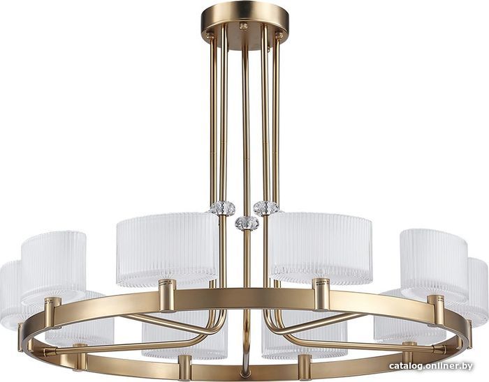 

Подвесная люстра Newport 4338+2/C gold