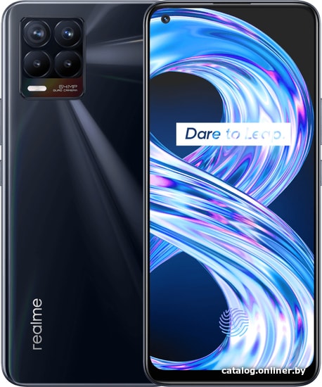 

Смартфон Realme 8 8GB/128GB (черный панк)