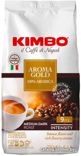 

Кофе Kimbo Aroma Gold 100% Arabica в зернах 250 г