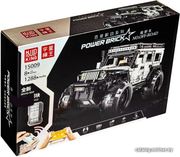 

Конструктор Mould King Technic 15009 Jeep Wrangler-Expedition