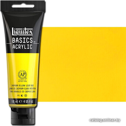 

Акриловая краска Liquitex Basics 1046160 (118 мл, кадмий желтый светлый)