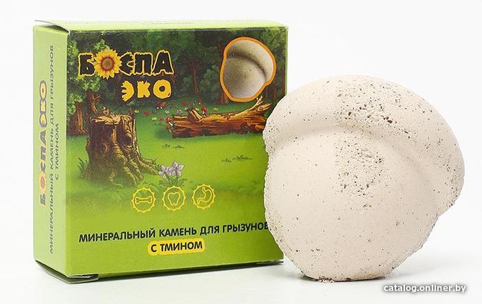 

Лакомство для грызунов Боспа Эко Минеральный камень для грызунов с тмином 40 г