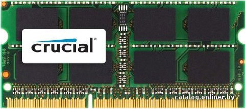 

Оперативная память Crucial 8GB DDR3 SO-DIMM PC3-12800 (CT102464BF160B)