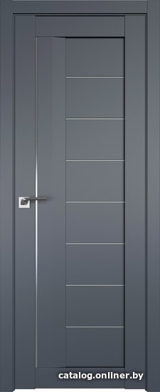 

Межкомнатная дверь ProfilDoors 17U 70x200 (антрацит, стекло матовое)