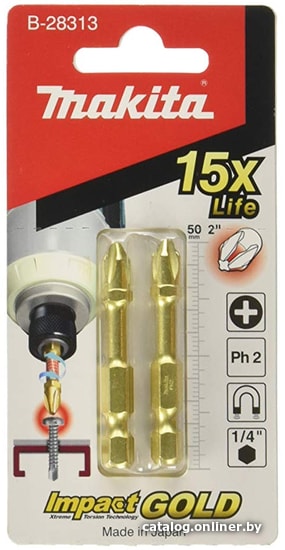 

Набор бит Makita B-28313 (2 предмета)