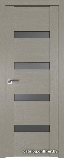 

Межкомнатная дверь ProfilDoors 2.81XN R 80x200 (стоун, стекло графит)