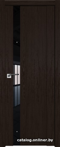 

Межкомнатная дверь ProfilDoors 62XN 90x200 (дарк браун/стекло черный лак)