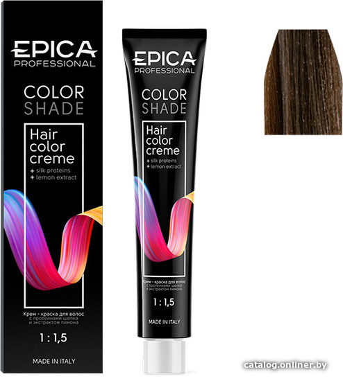 

Крем-краска Epica Professional Colorshade 6.12 темно-русый перламутровый (100 мл)