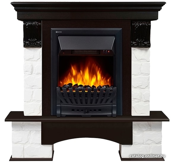 

Портал Firelight Forte Classic (камень белый/шпон венге)