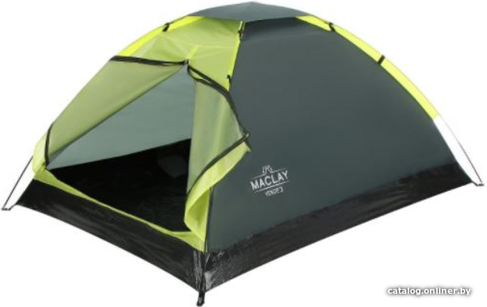

Треккинговая палатка Maclay Vende 3 (зеленый/салатовый)