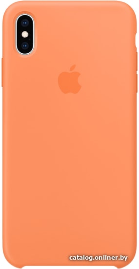 

Чехол для телефона Apple Silicone Case для iPhone XS Max (свежая папайя)