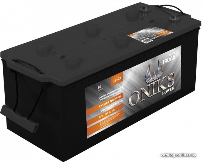

Автомобильный аккумулятор ONIKS Power 6СТ-190 VL (190 А·ч)