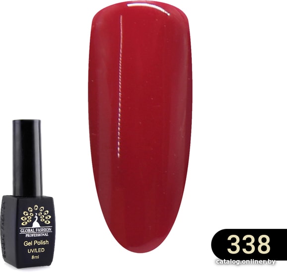 

Гель-лак Global Fashion Black Elite (тон 338) 8 мл