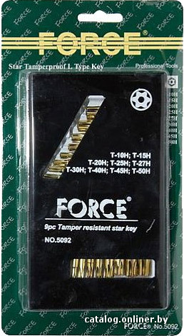 

Набор ключей Force 5092 9 предметов