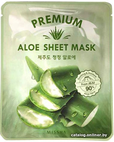 

Missha Маска для лица Premium Cica Aloe Sheet Mask 21 г
