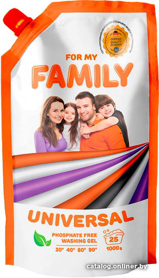 

Гель для стирки For My Family Universal 1 кг