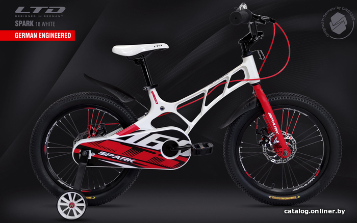

Детский велосипед LTD Spark 18 2022 (белый)