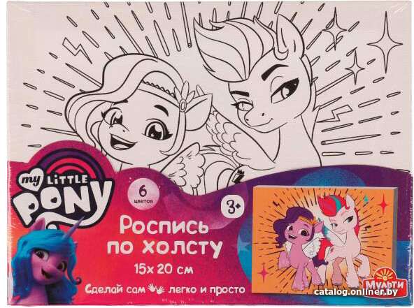 

Набор для рисования MultiArt Мой маленький пони 100CANV15X20-MLP1
