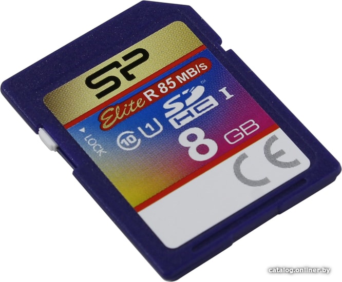 

Карта памяти Silicon-Power Elite SDHC SP008GBSDHAU1V10 8GB