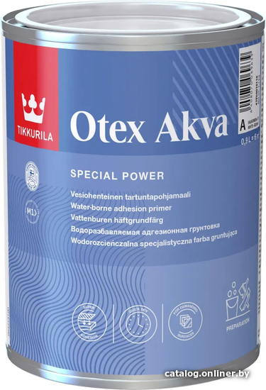 

Водно-диспрессионная грунтовка Tikkurila Otex Akva 900 мл