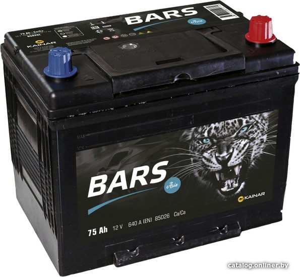 

Автомобильный аккумулятор BARS 6CT-75 АПЗ о.п. L3B (75 А·ч)
