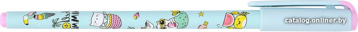 

Ручка масляная Lorex Illegally Cute Cat-Mermaid Slim Soft LXOPSS-IC4 (синий)