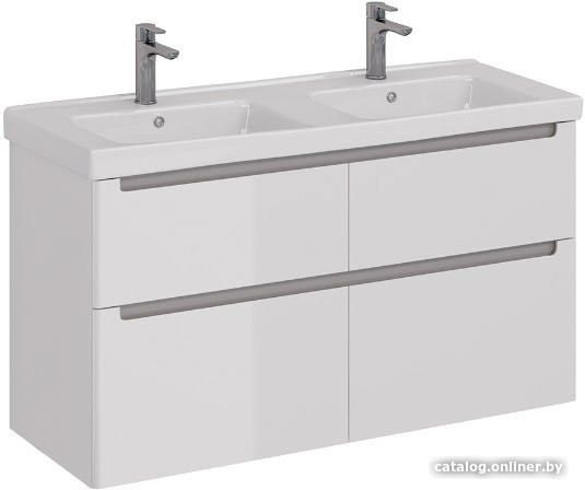 

Lemark Тумба под умывальник Buno 125 LM04B125T (белый глянец)