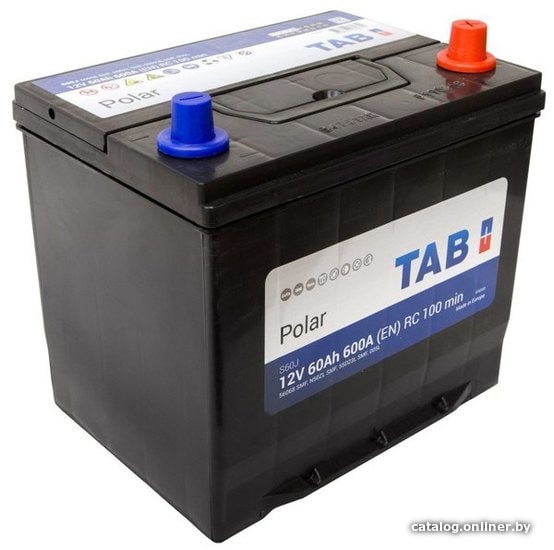 

Автомобильный аккумулятор TAB Polar S Asia 60 JR (60 А·ч)