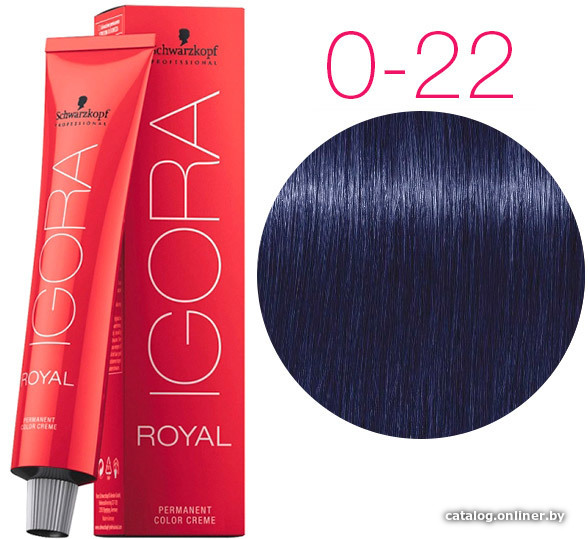 

Крем-краска для волос Schwarzkopf Professional Igora Royal Permanent Color Creme 0-22 60 мл