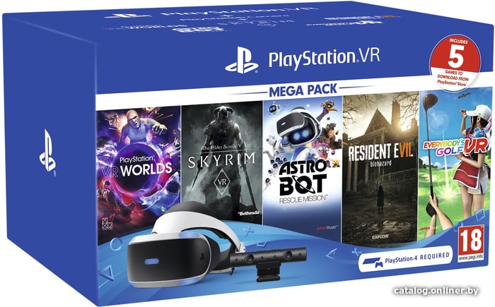 

Очки виртуальной реальности Sony PlayStation VR v2 Mega Pack 2019