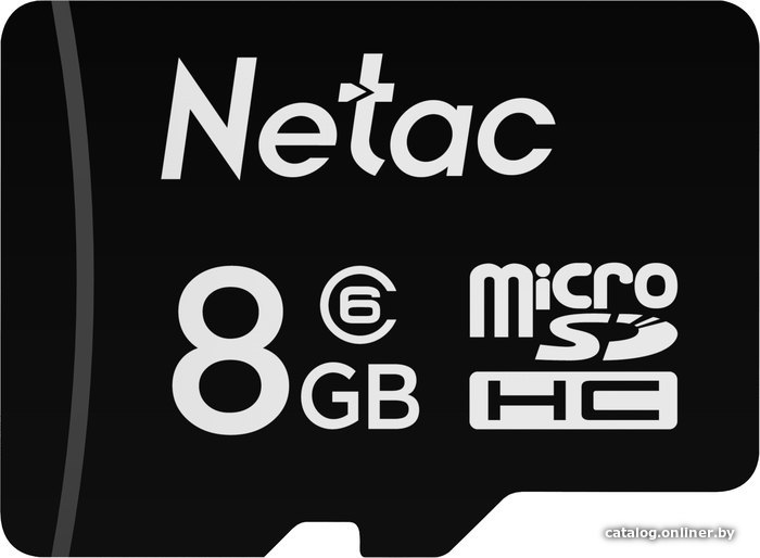 

Карта памяти Netac P500 Standard microSDHC 8GB NT02P500STN-008G-N (OEM, 50 шт.)