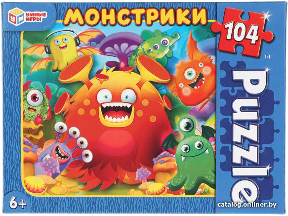 

Пазл Умные игры Монстрики 4680107915207 (104 эл)