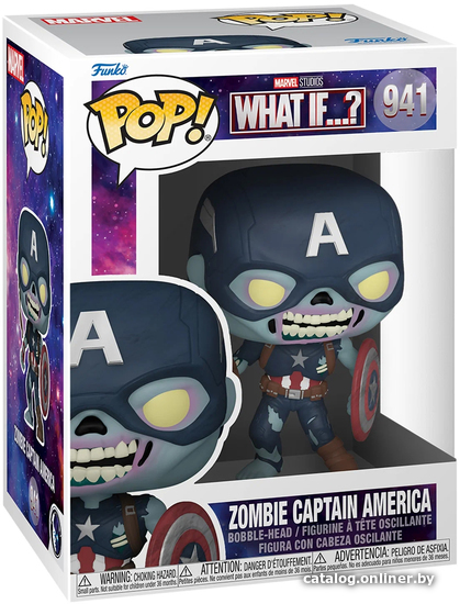 

Фигурка Funko POP! Marvel. What If - Zombie Captain America 57375