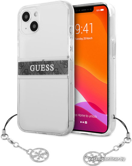 

Чехол для телефона CG Mobile Guess для iPhone 13 mini GUHCP13SKB4GGR