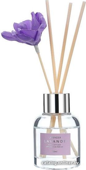 

Аромадиффузор Miniso Pompon Series. Reed Diffuser Flax Lavender 1290 (70 мл)